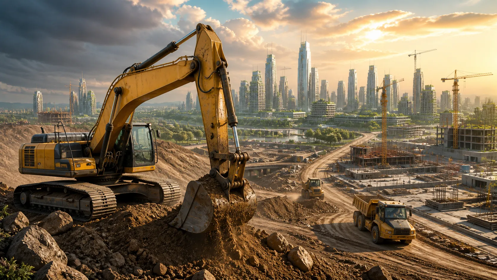 Construction Simulator: Evolution dostal trailer „Reshape the Future“