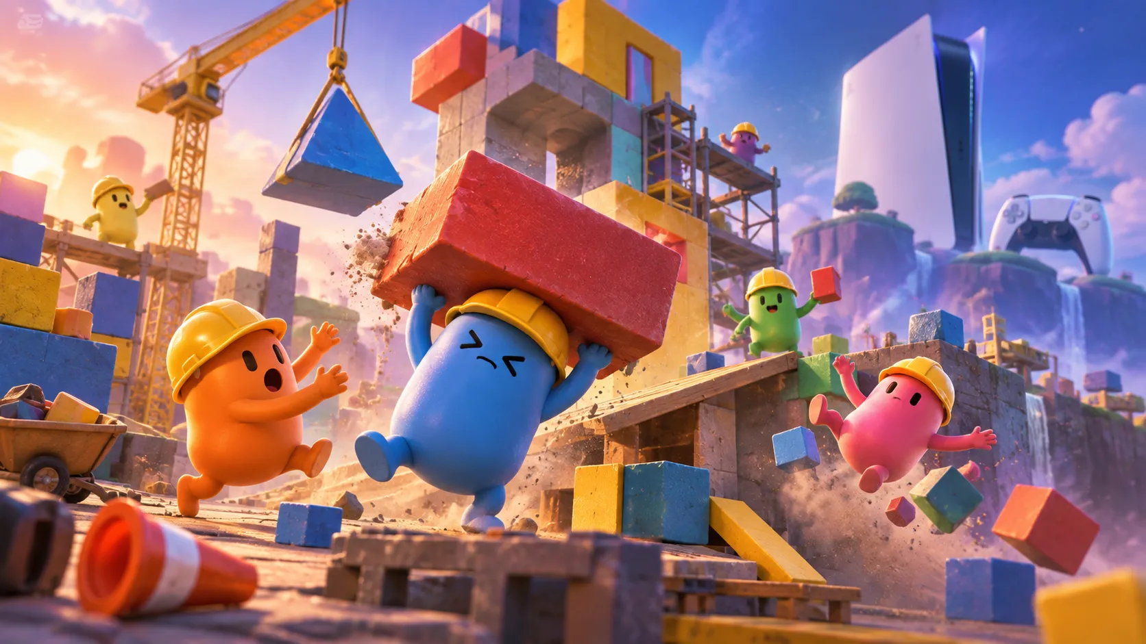 Dumb Ways to Build má oficiální launch trailer pro PS5