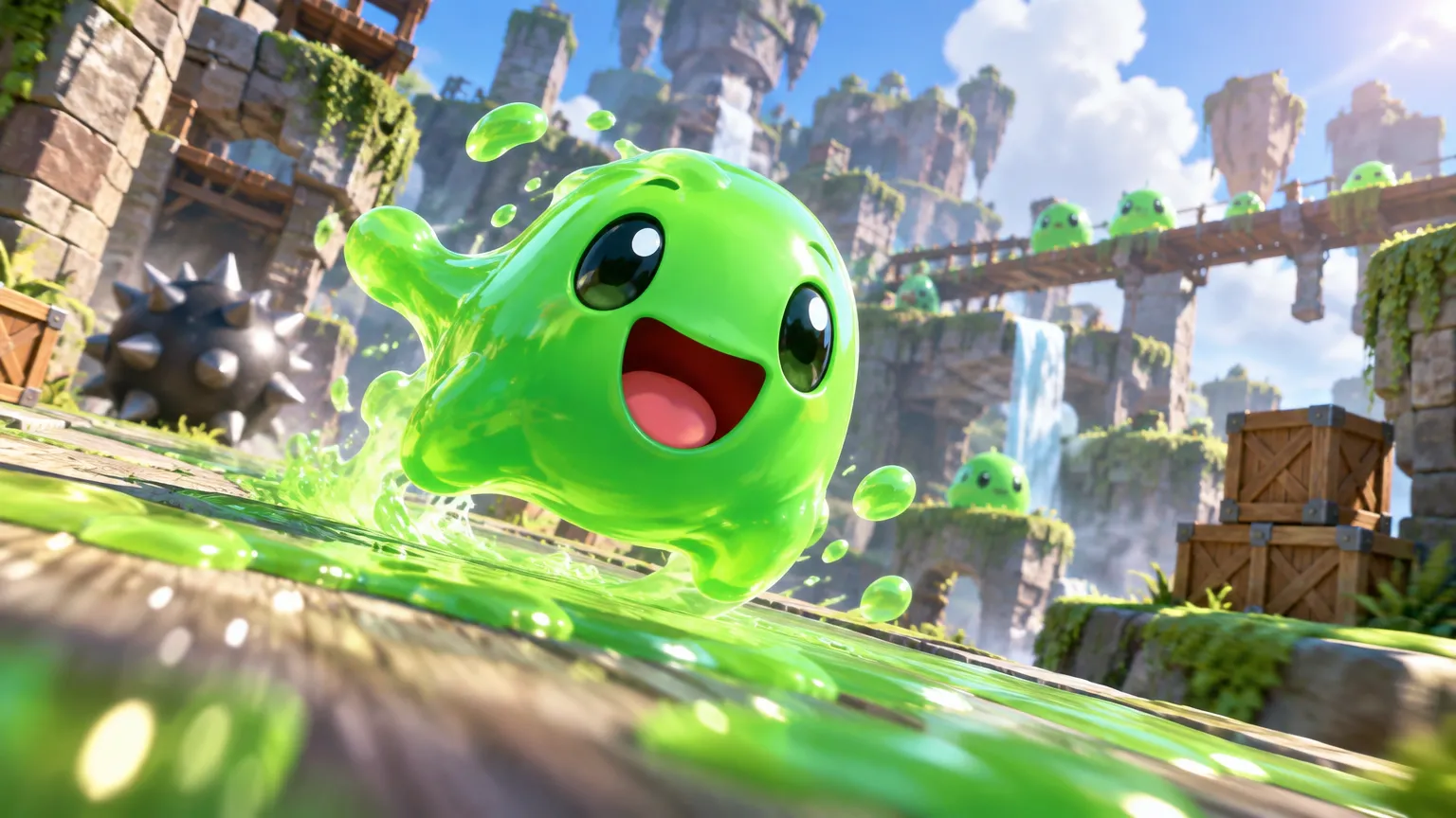 Go Slimey Go! dostalo announcement trailer pro PS5 a PS4