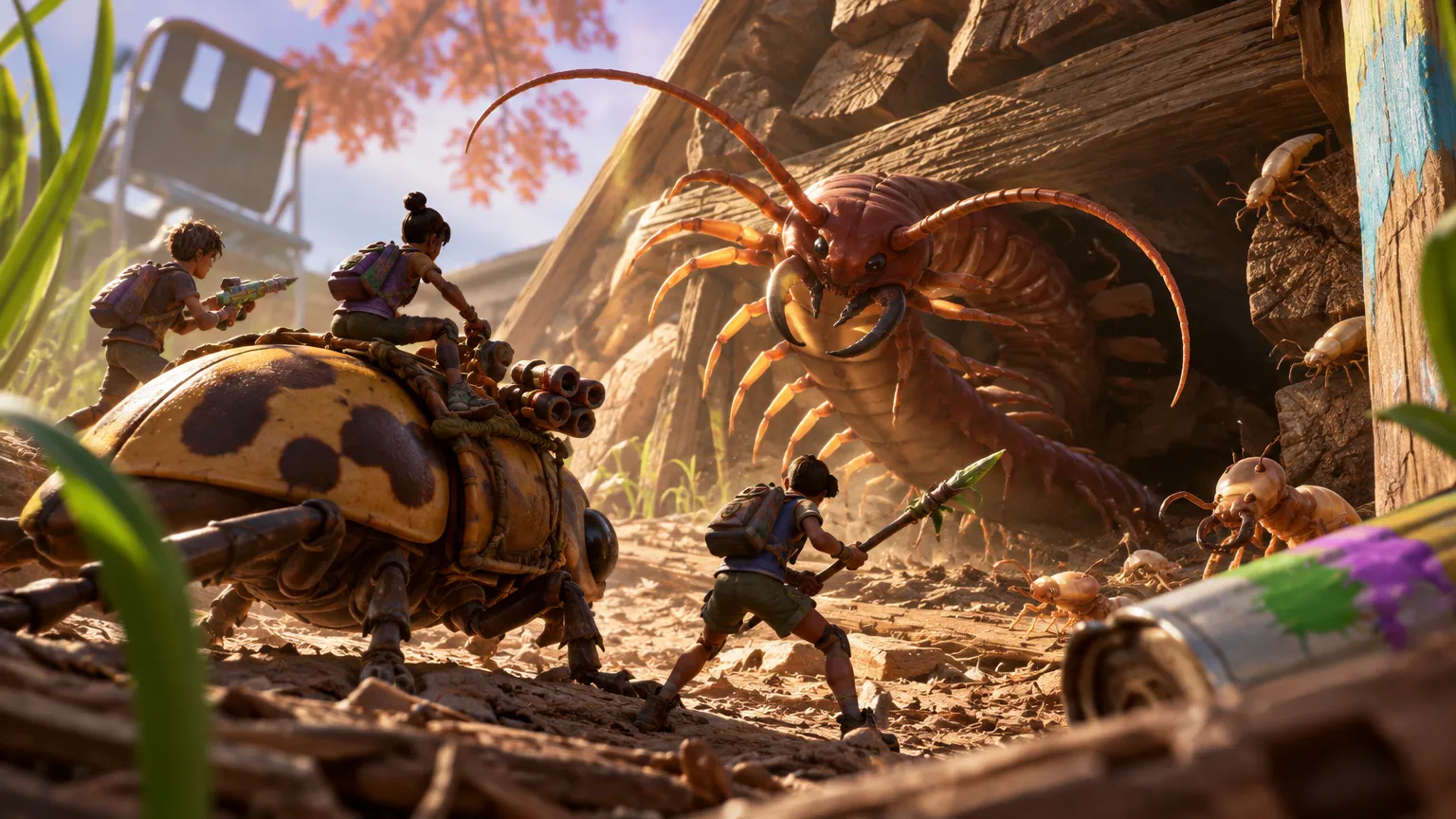 Grounded 2 na podzim dostane aktualizaci Rot and Ruin s bossem Centipede