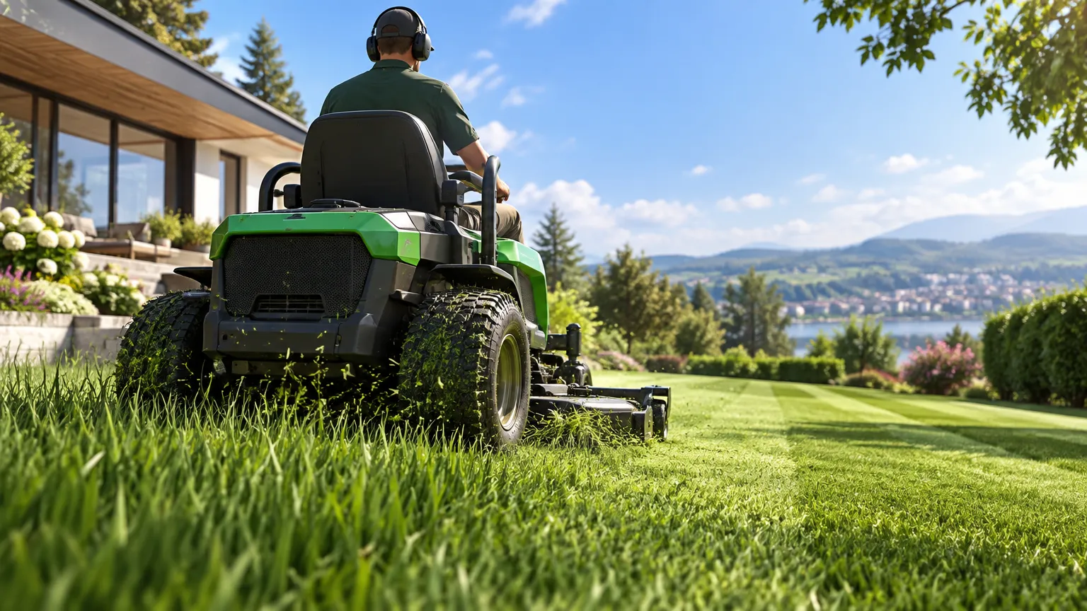 PlayStation zveřejnil launch trailer Lawn Mowing Simulator 2