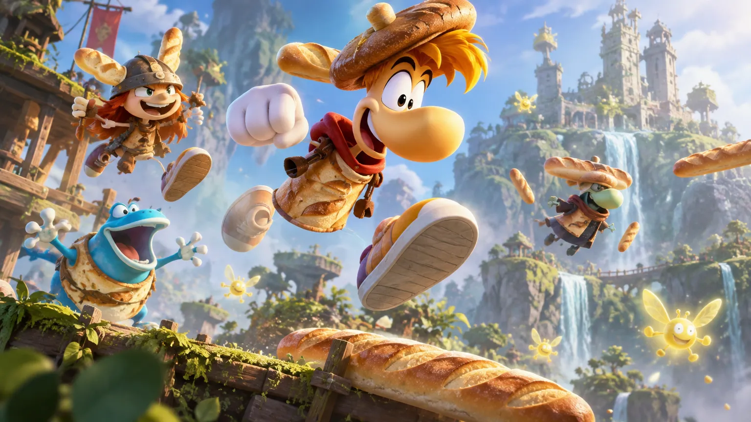 Rayman Legends Retold dostal trailer s bagetovými outfity