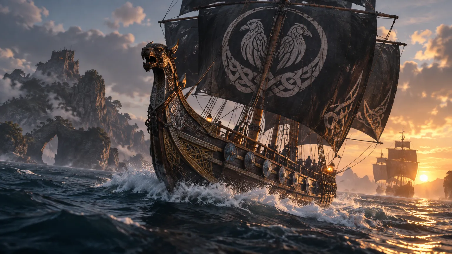Skull and Bones: Ubisoft zveřejnil trailer ke skinu Valhalla's Call