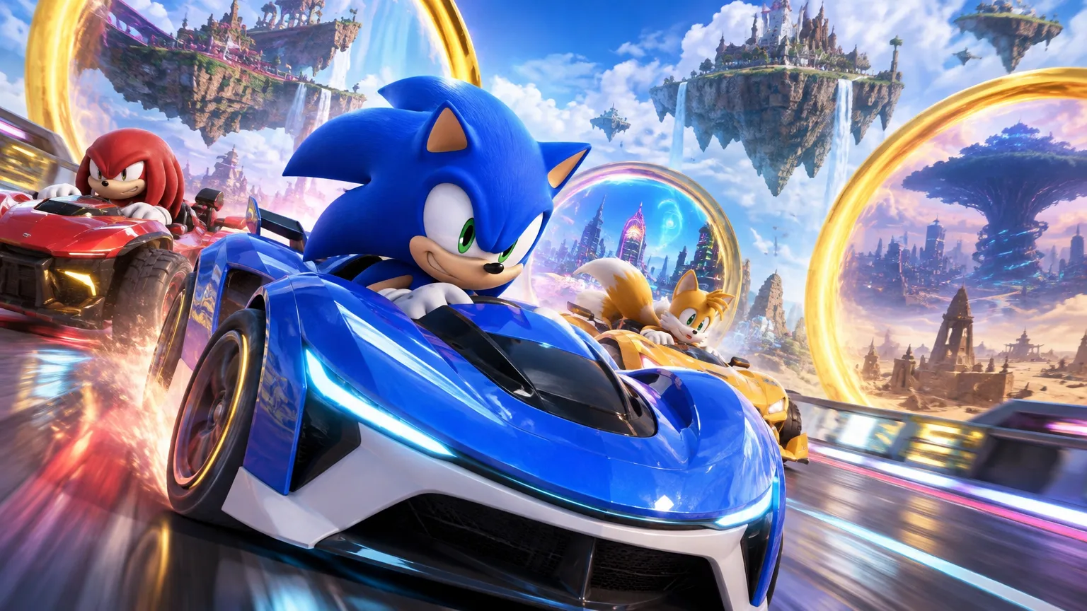 Sonic Racing: CrossWorlds dostal launch trailer k Avatar Legends Packu