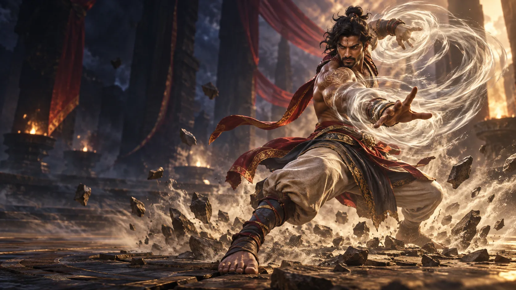 Street Fighter 6 představuje Arjuna. Gameplay trailer ukazuje síly větru a země
