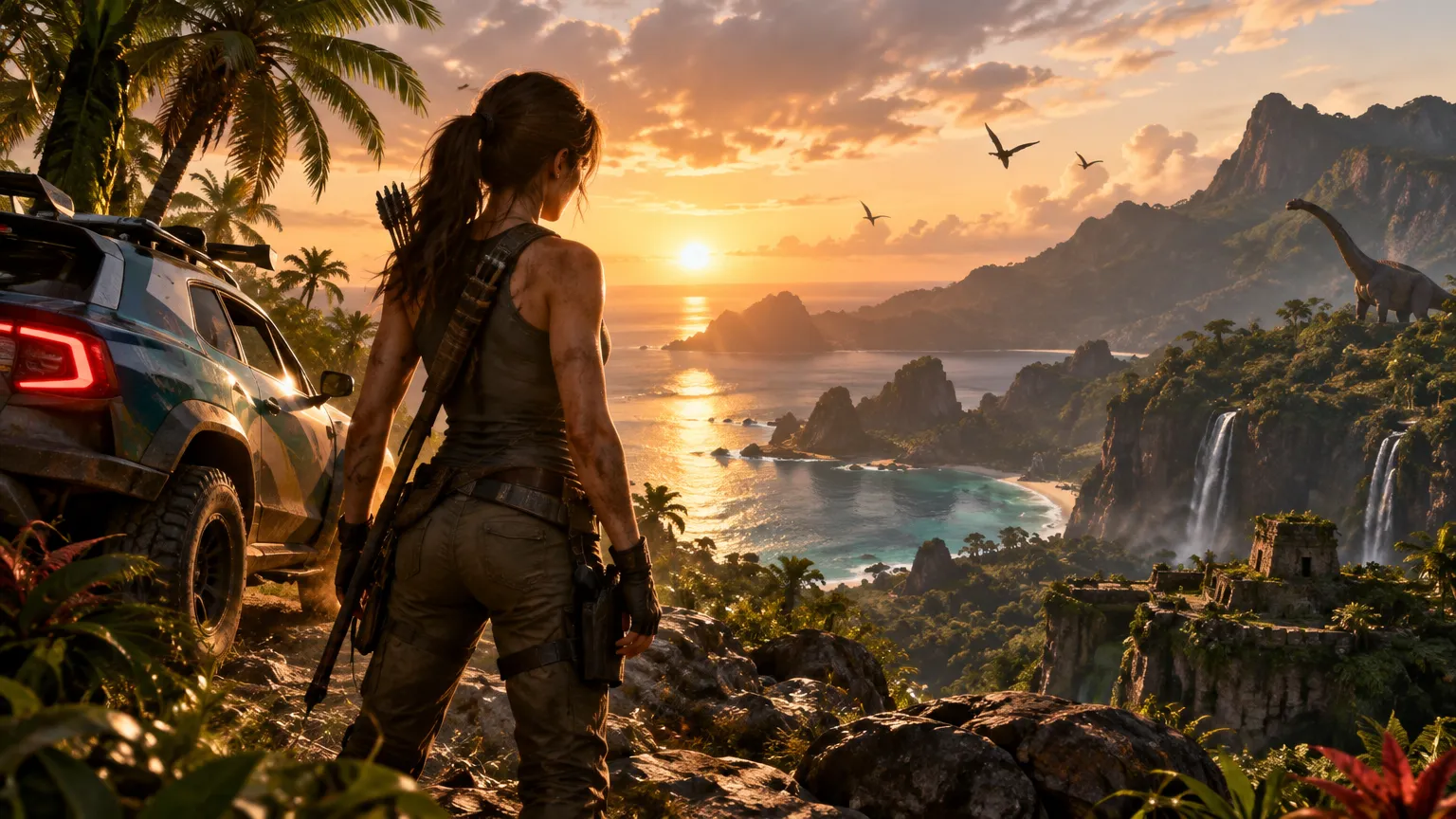 Ubisoft zveřejnil trailer The Crew Motorfest: Tomb Raider: Secrets of Ni’ihau