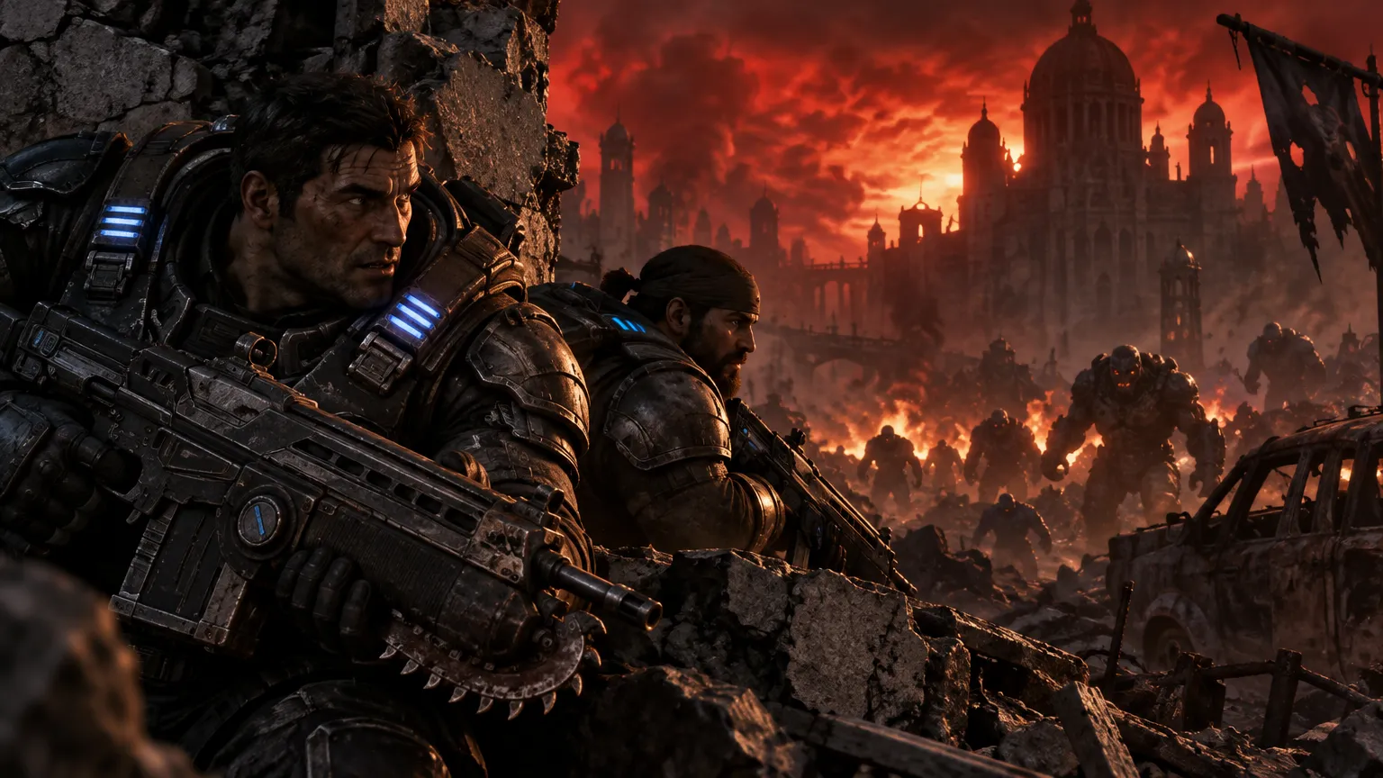 Gears of War: E-Day vyšlo. Xbox zveřejnil průvodce přežitím i launch trailer